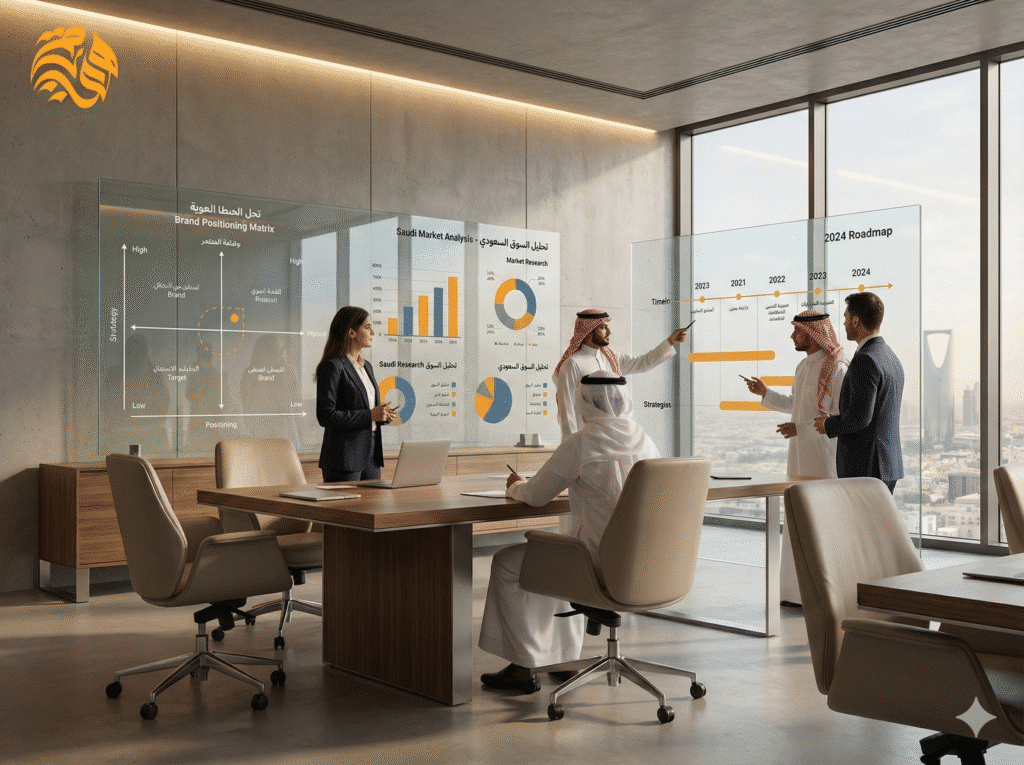 Strategic marketing planning process by Haweya agency in Saudi Arabia