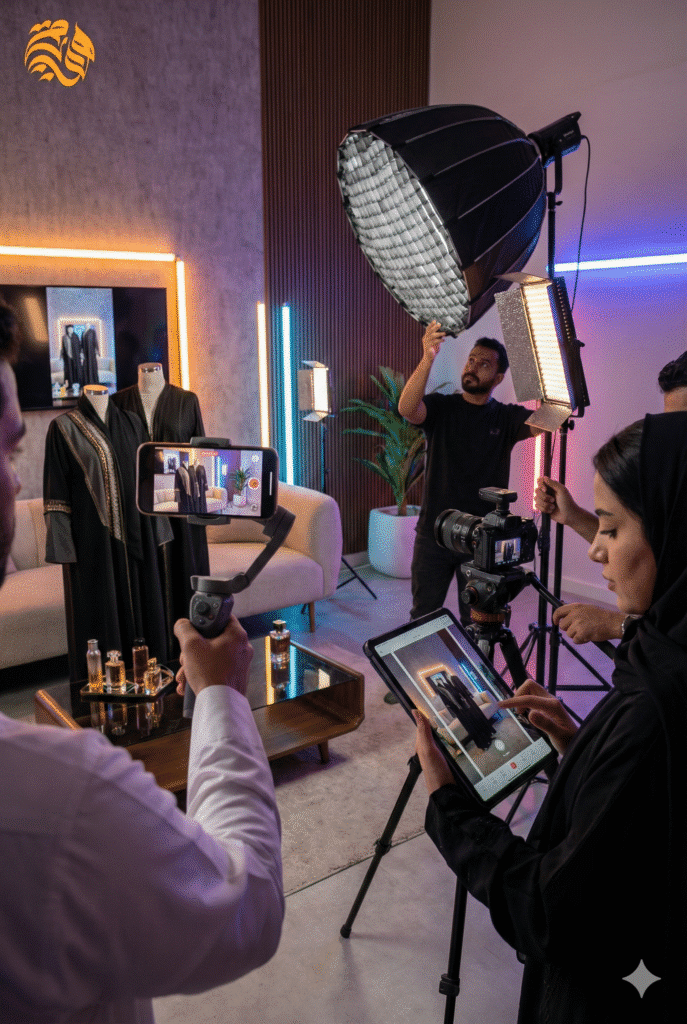 صناعة Reels احترافية للبراندات في السعودية من Haweya